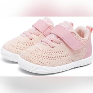 NWT Morendl Babby Girls Lightweight Walking Sneaker Shoes, 140 (18-24 Mos)